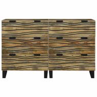 Комплект скрин 2 pcs Естествен 120 x 33,5 x 75 см