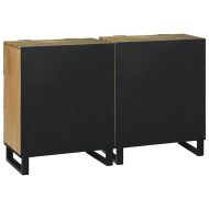 Комплект скрин 2 pcs Естествен 120 x 33,5 x 75 см