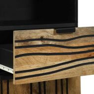 Комплект мебели за баня с чекмедже 5 pcs Кафяво Инженерно дърво