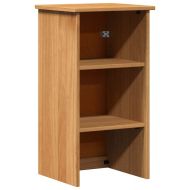 Комплект мебели за баня с рафт VIGO 2 pcs Кафяв и меден кафяв