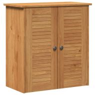 Комплект мебели за баня с рафт VIGO 2 pcs Кафяв и меден кафяв