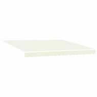 Прибираща се тента Крем 400 × 300 cm Полиестер и алуминий