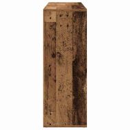 Служебен шкаф 2 pcs Старо дърво 60 x 31 x 84 см Инженерно дърво