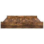 Легло с място за съхранение с таблото Димян дъб 200 x 200 cm