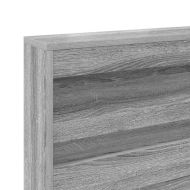 Табла за съхранение с рафт Сив Сонома 90 cm Инженерно дърво