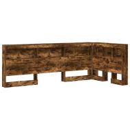 Табла за съхранение с рафт Димян дъб 90 cm Инженерно дърво