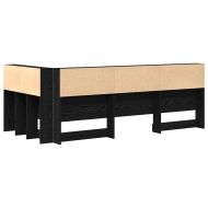 Табла за съхранение с рафт Черния дъб 75 cm Инженерно дърво