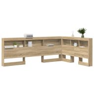 Табла за съхранение с рафт Сонома дъб 207,5 x 137,5 x 76,5 см