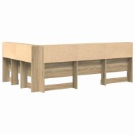 Табла за съхранение с рафт Сонома дъб 207,5 x 137,5 x 76,5 см