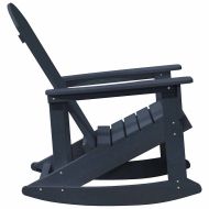 Адирондак люлеещи се столове 2 pcs Морски син HDPE