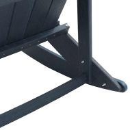 Адирондак люлеещи се столове 2 pcs Морски син HDPE