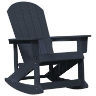 Комплект за почивка в градина 3 pcs Морски син HDPE