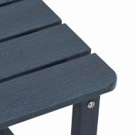 Комплект за почивка в градина 3 pcs Морски син HDPE