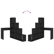 Ъглово бюро Черния дъб 101,5 x 149,5 x 149,5 см Инженерно дърво