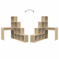 Ъглово бюро Сонома дъб 101,5 x 149,5 x 149,5 см Инженерно дърво