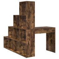 Ъглово бюро с рафт Димян дъб 101,5 x 149,5 x 149,5 см