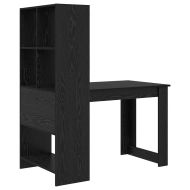 Бюро с рафт Черния дъб 122 x 67 x 145 см Инженерно дърво