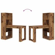 Бюро Старо дърво Инженерна дървесина 122 x 67 x 145 см