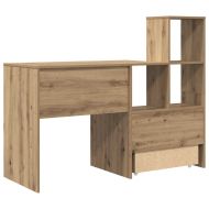 Бюро с чекмедже Дъб 131,5 x 50 x 106,5 см Инженерно дърво
