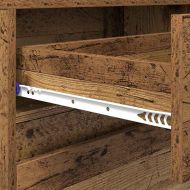 ТВ Единици 2 pcs Старо дърво 180 x 34 x 50 см Инженерно дърво