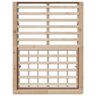 Рамка за легло Кафяво 135 x 190 cm Солидно борово дърво