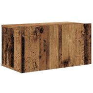 Комплект ТВ шкаф 5 pcs Старо дърво Инженерно дърво