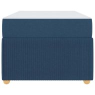 Рамка за легло с матрак Синьо 100 x 200 cm текстил