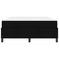 Легло с пружинирана основа Черно 160 x 200 cm текстил