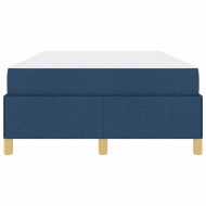 Рамка за легло с матрак Синьо 120 x 200 cm текстил