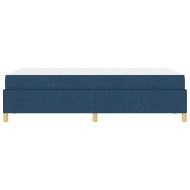 Рамка за легло с матрак Синьо 120 x 200 cm текстил