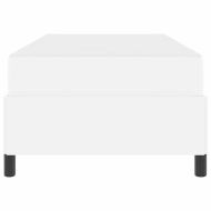 Рамка за легло с матрак Бяло 80 x 200 cm текстил