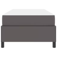 Рамка за легло с матрак Сив 90 x 190 cm текстил