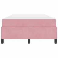 Рамка за легло с матрак Розово 120 x 190 cm текстил