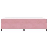 Рамка за легло с матрак Розово 140 x 200 cm текстил