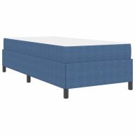 Рамка за легло с матрак Синьо 80 x 200 cm текстил