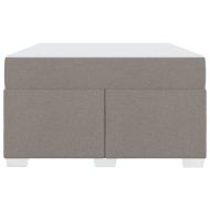 Рамка за легло с матрак Таупе 120 x 200 cm текстил