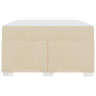 Рамка за легло с матрак Крем 120 x 200 cm текстил