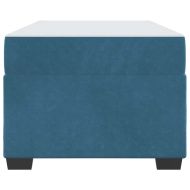 Рамка за легло с матрак Тъмен син 90 x 200 cm текстил