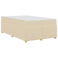 Рамка за легло с матрак Крем 120 x 200 cm текстил