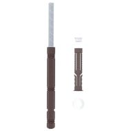 Корпус за плаващи рафтове 12 pcs Бежово Ø14 x 210 mm Стомана