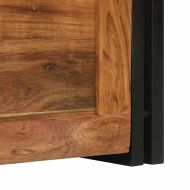 Кутия за съхранение 40 x 40 x 40 cm Солидно акациево дърво