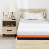 Матрак Бял и черен 70 x 200 cm Жакардова материя