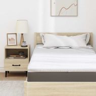 Топер за матрак Бяло 90 x 190 cm Трико тъкан