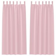 Завеси за затъмняване с пръстени 2 pcs Бебешко розово