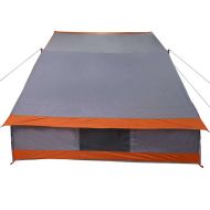Къмпинг наметало Сив и оранжев 223 x 163 x 130 см тафта