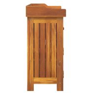 Градинско шкафче с чекмедже с рафт Естествен 78 x 36,5 x 78см