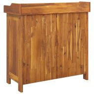 Градинско шкафче с чекмедже с рафт Естествен 78 x 36,5 x 78см