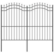 Градска ограда Сив 240 x 215 cm Прахово покритие стомана