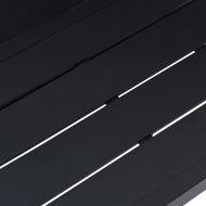 Мебели за открито Черно 70 x 70 x 32 см Метал