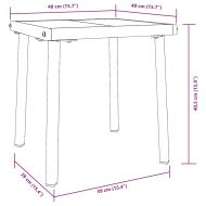 Шезлонг 2 pcs Черен и бял полиратан